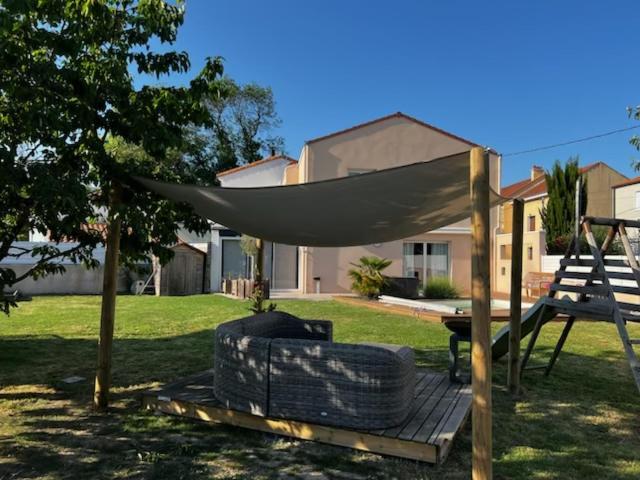 Maison Familiale 4 Chambres Avec Jardin Et Piscine Saint-Aignan-Grand-Lieu Exterior photo